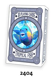 Tropical Fish 3D Spielkarten