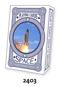 Space 3D Spielkarten
