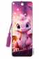 Preview: 3D Lesezeichen Rosa Drache