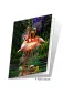 Preview: 3D Grußkarte Flamingos