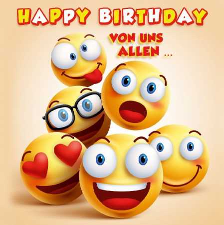 Happy Birthday von uns allen...