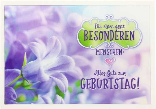 Für einen ganz besonderen Menschen...