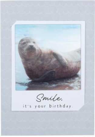 Smile, it's your birthday.