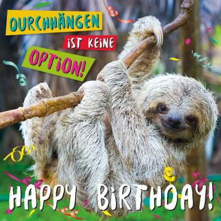 Durchhängen ist keine Option! Happy...