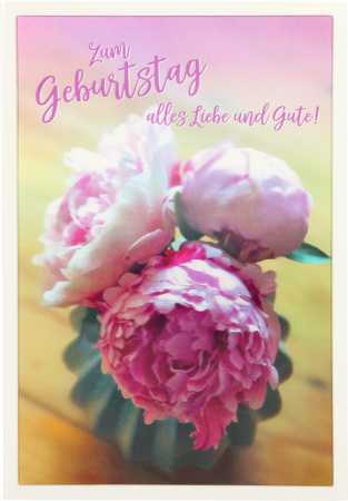 Zum Geburtstag alles Liebe und Gute!