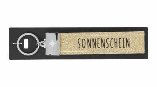 Glücksfilz Schlüsselband Sonnenschein