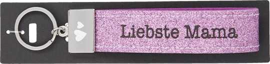 Glücksfilz Schlüsselband Liebste Mama