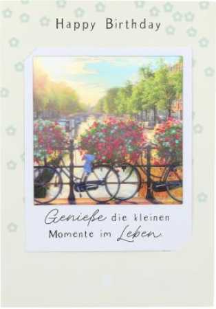 Happy Birthday - Genieße die kleinen Momente im Leben