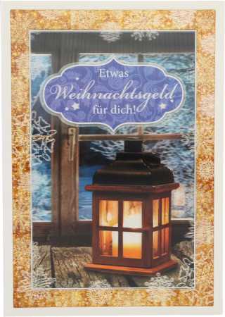 Etwas Weihnachtsgeld für dich!