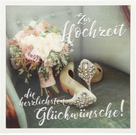Zur Hochzeit die herzlichsten...