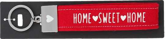 Glücksfilz Schlüsselband Home Sweet Home