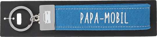 Glücksfilz Schlüsselband Papa-Mobil