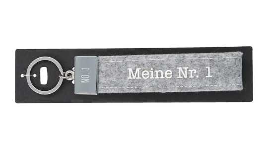 Glücksfilz Schlüsselband Meine Nr. 1
