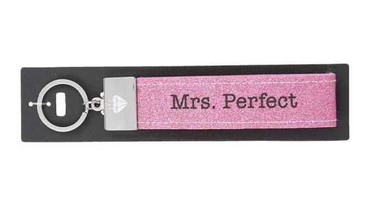 Glücksfilz Schlüsselband Mrs. Perfect