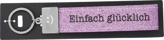 Glücksfilz Schlüsselband Einfach glücklich