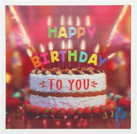 3D Klappkarte - Happy Birthday To You