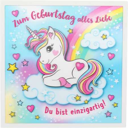 Zum Geburtstag alles Liebe - Du bist einzigartig