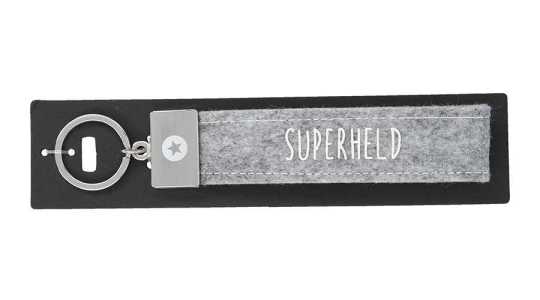 Glücksfilz Schlüsselband Superheld
