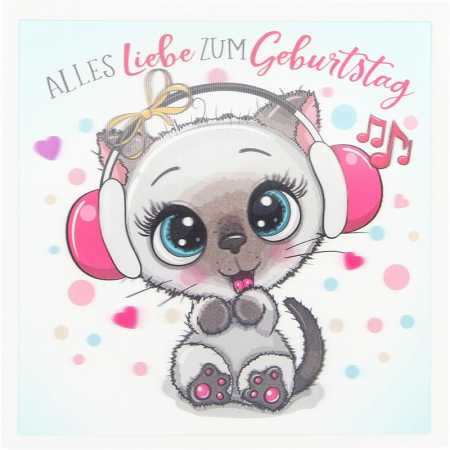 Alles Liebe zum Geburtstag - Katze