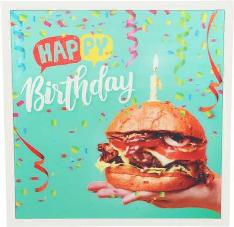 Happy Birthday - Hamburger