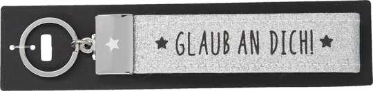 Glücksfilz Schlüsselband Glaub an dich!