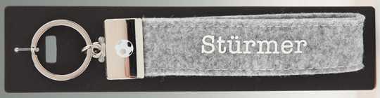 Glücksfilz Schlüsselband Stürmer