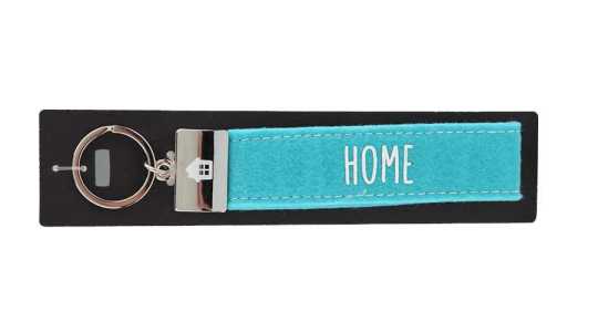 Glücksfilz Schlüsselband Home