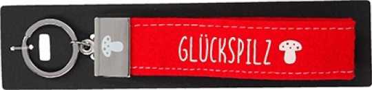 Glücksfilz Schlüsselband Glückspilz