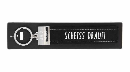 Glücksfilz Schlüsselband SCHEISS DRAUF!