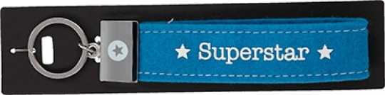 Glücksfilz Schlüsselband Superstar