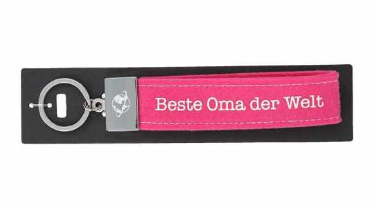 Glücksfilz Schlüsselband Beste Oma der Welt