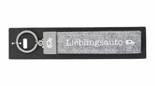Glücksfilz Schlüsselband Lieblingsauto
