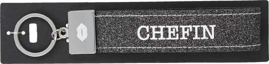 Glücksfilz Schlüsselband Chefin