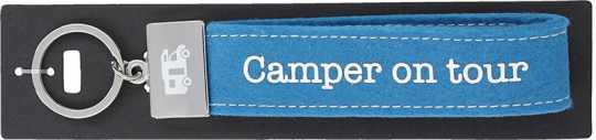 Glücksfilz Schlüsselband Camper on tour
