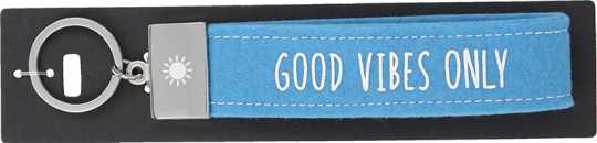 Glücksfilz Schlüsselband Good Vibes Only