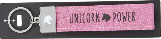 Glücksfilz Schlüsselband Unicorn Power