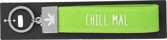 Glücksfilz Schlüsselband Chill mal