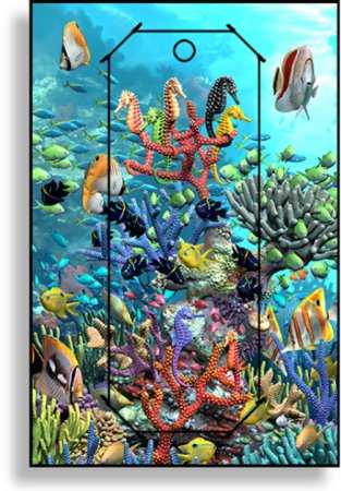 3D Grußkarte Wasserwelt