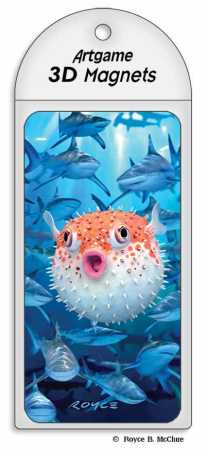 3D Magnet Kugelfisch