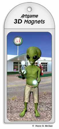 3D Magnet Juggling Alien