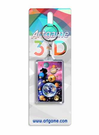 3D Schlüsselanhänger Planeten