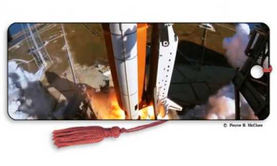 3D Lesezeichen Space Shuttle Start 2