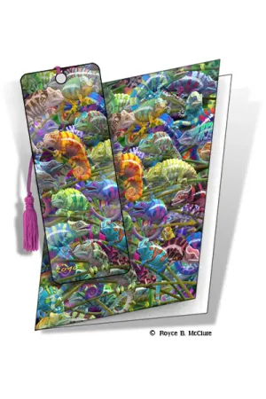 3D Grußkarte Chamälions