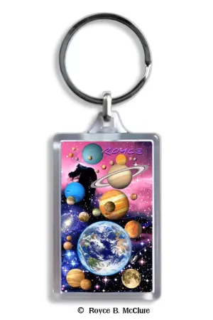 3D Schlüsselanhänger Planeten