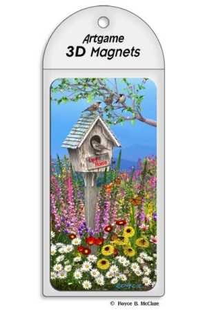 3D Magnet Vogelhaus