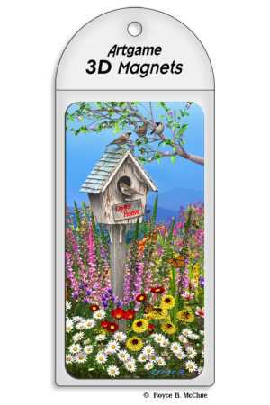 3D Magnet Vogelhaus