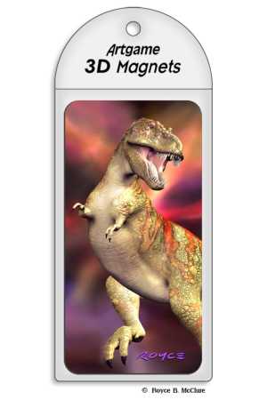3D Magnet T-Rex A