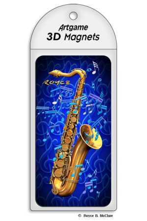 3D Magnet Saxophon A