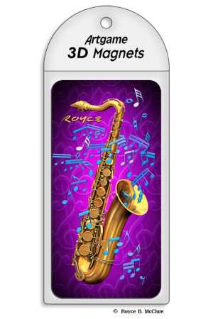 3D Magnet Saxophon B