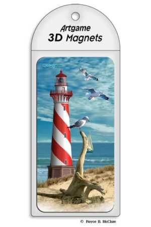 3D Magnet Leuchtturm